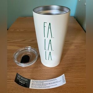 Rae Dunn Fa La La Insulated Stainless Steel Tumbler